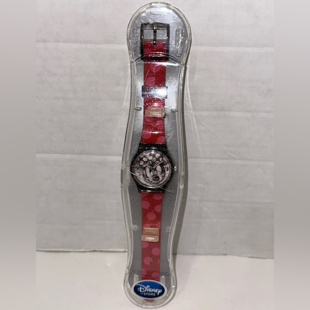 Disney Store Minnie Mouse Watch Adjustable Wristband Kids to Adult One Size